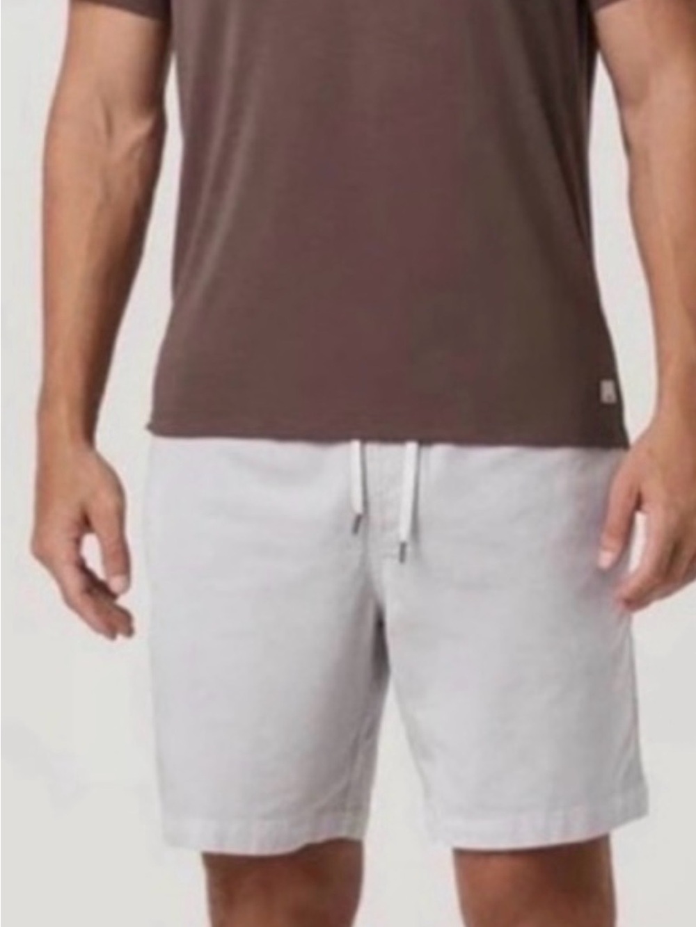 Vuori Men's Optimist Corduroy Shorts — Oatmeal Beige Size Large